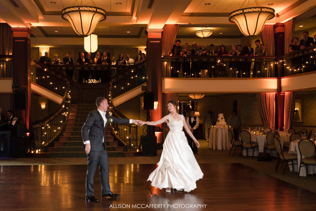 First dance at Collingswood Ballroom