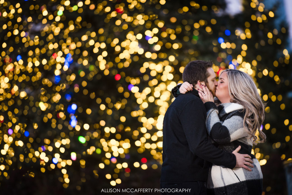 Christmas Engagement Photos Philly