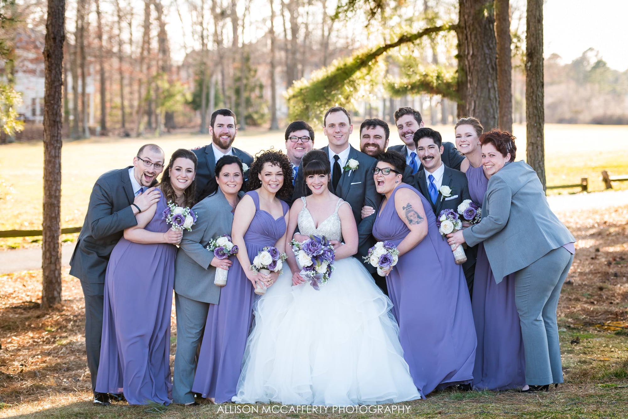 Bridal Party at Blue Heron Pines Golf Course