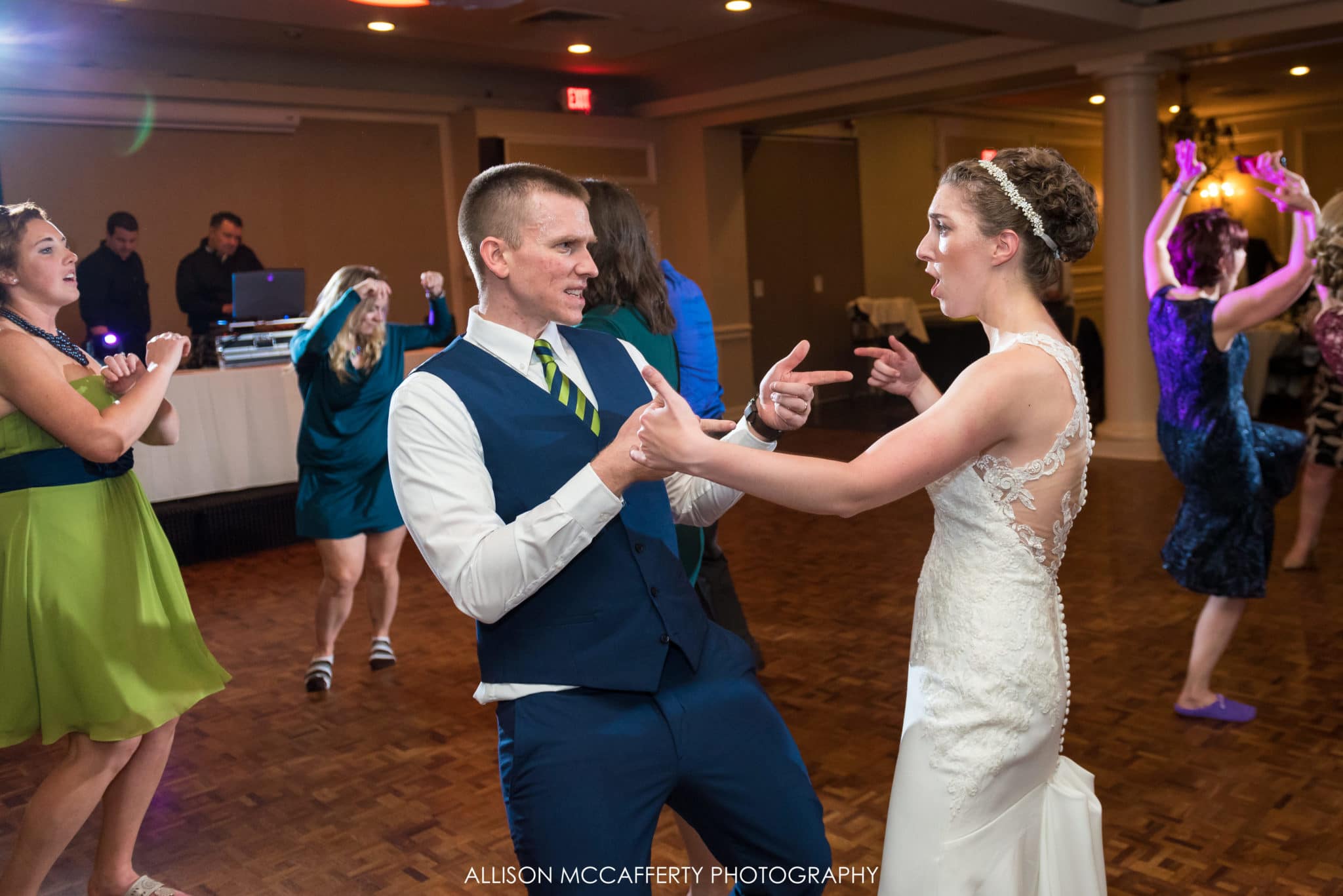 Wedding reception dancing photo in NJ