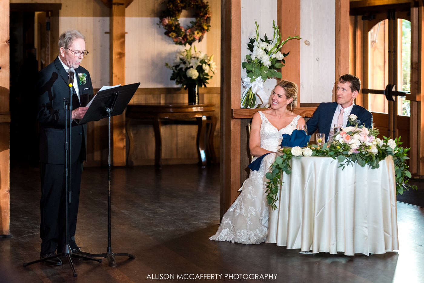 Father of the bride speech at Rose Bank Winery