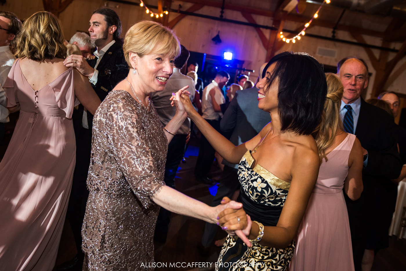 Dance floor photos at Rose Bank Winery