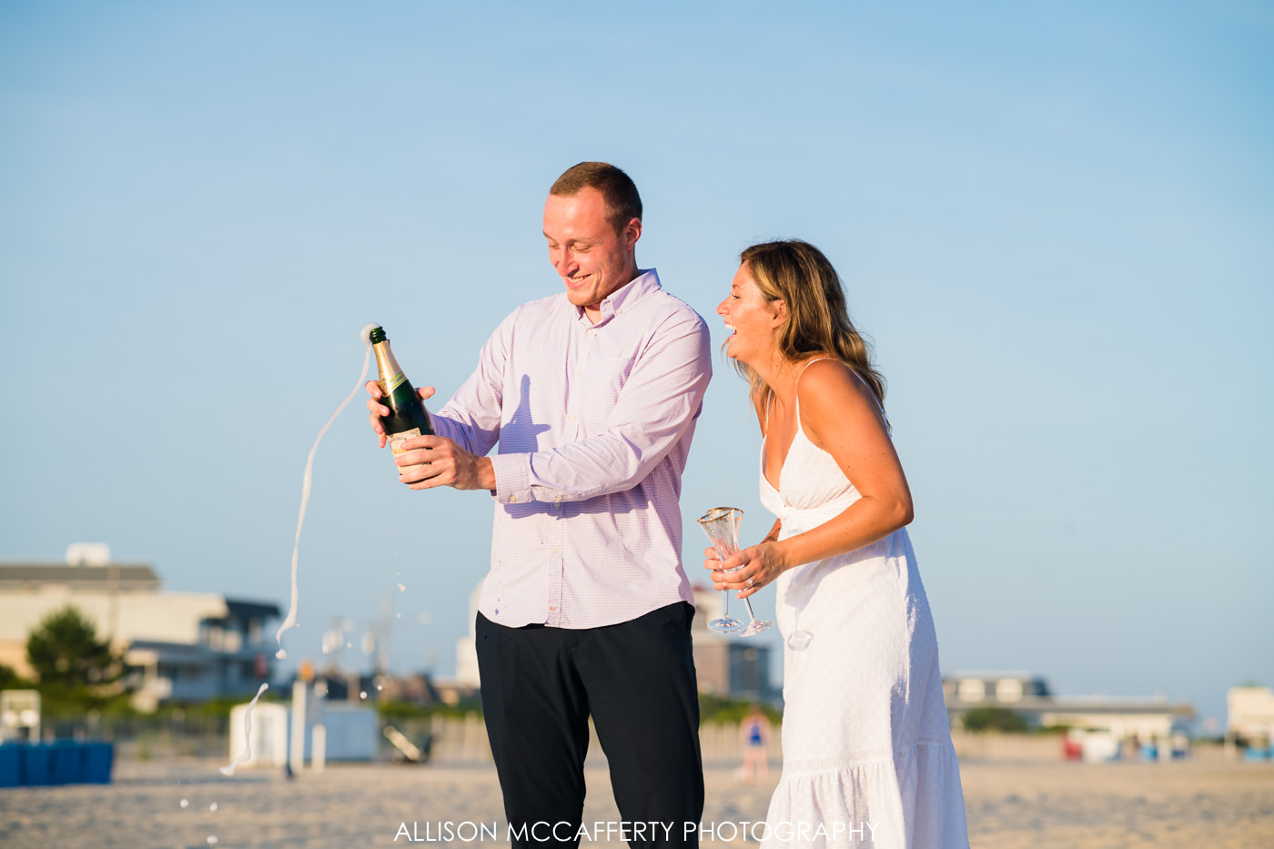 Cape May Beach Engagement