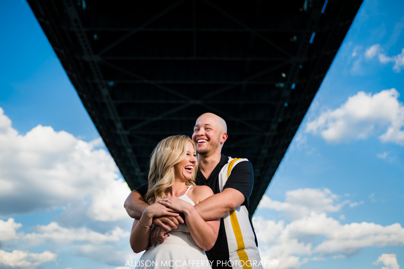 Old City Philly Engagement Photo