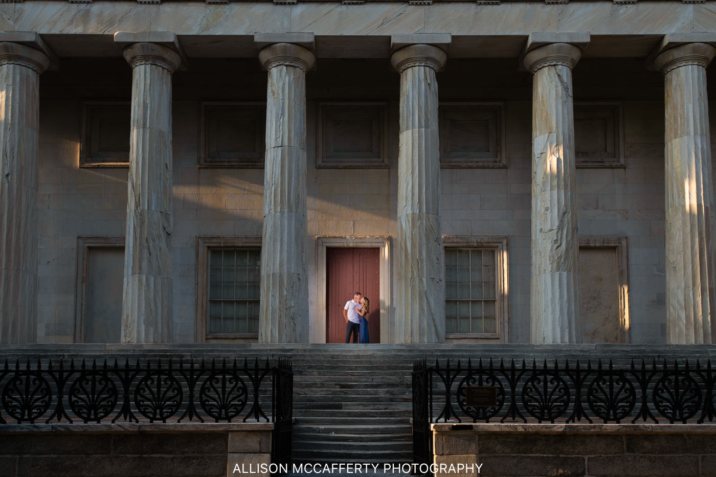 Second Bank of the United States Engagement Photography