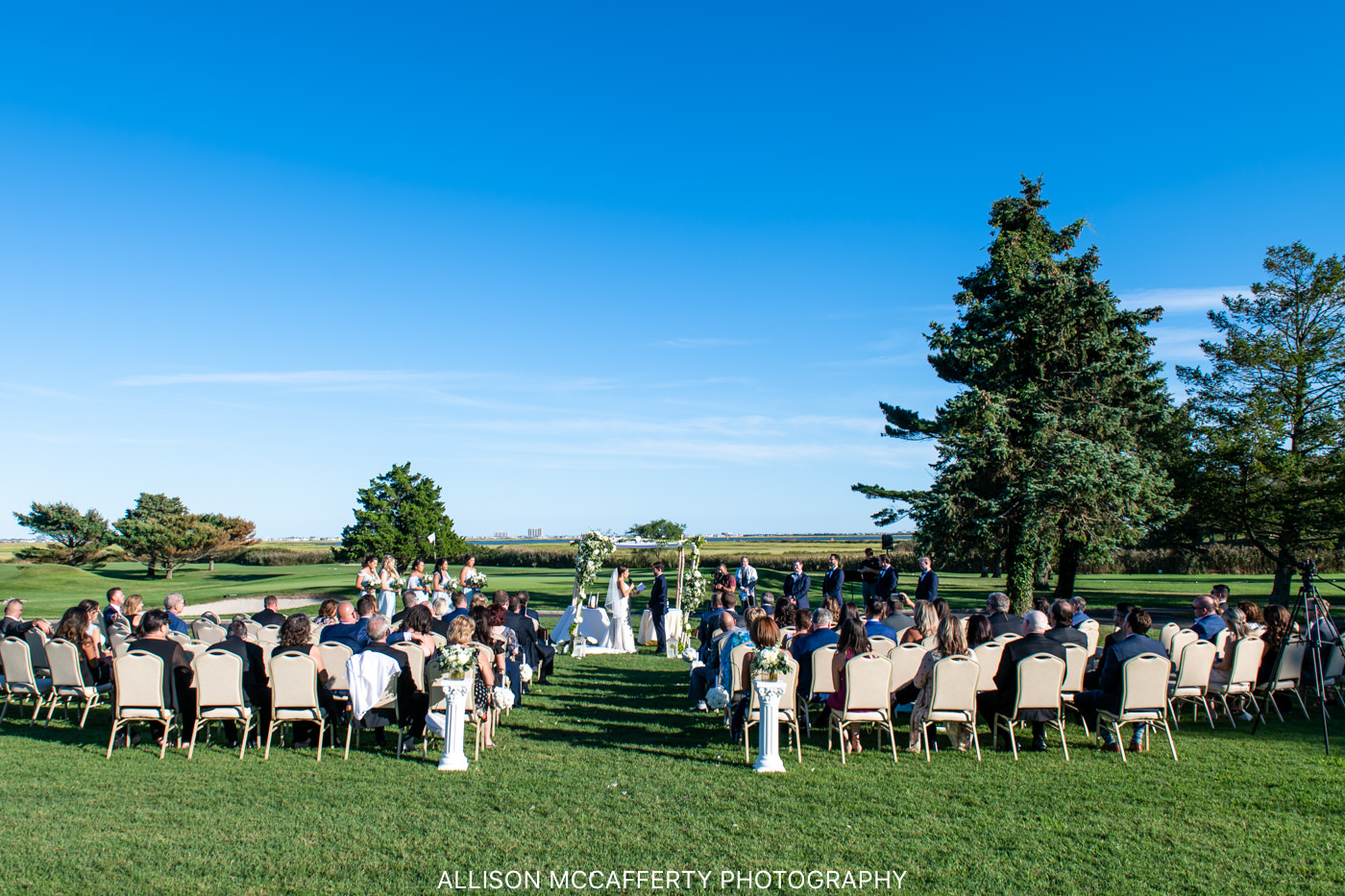 Linwood Country Club Outdoor Wedding Venue