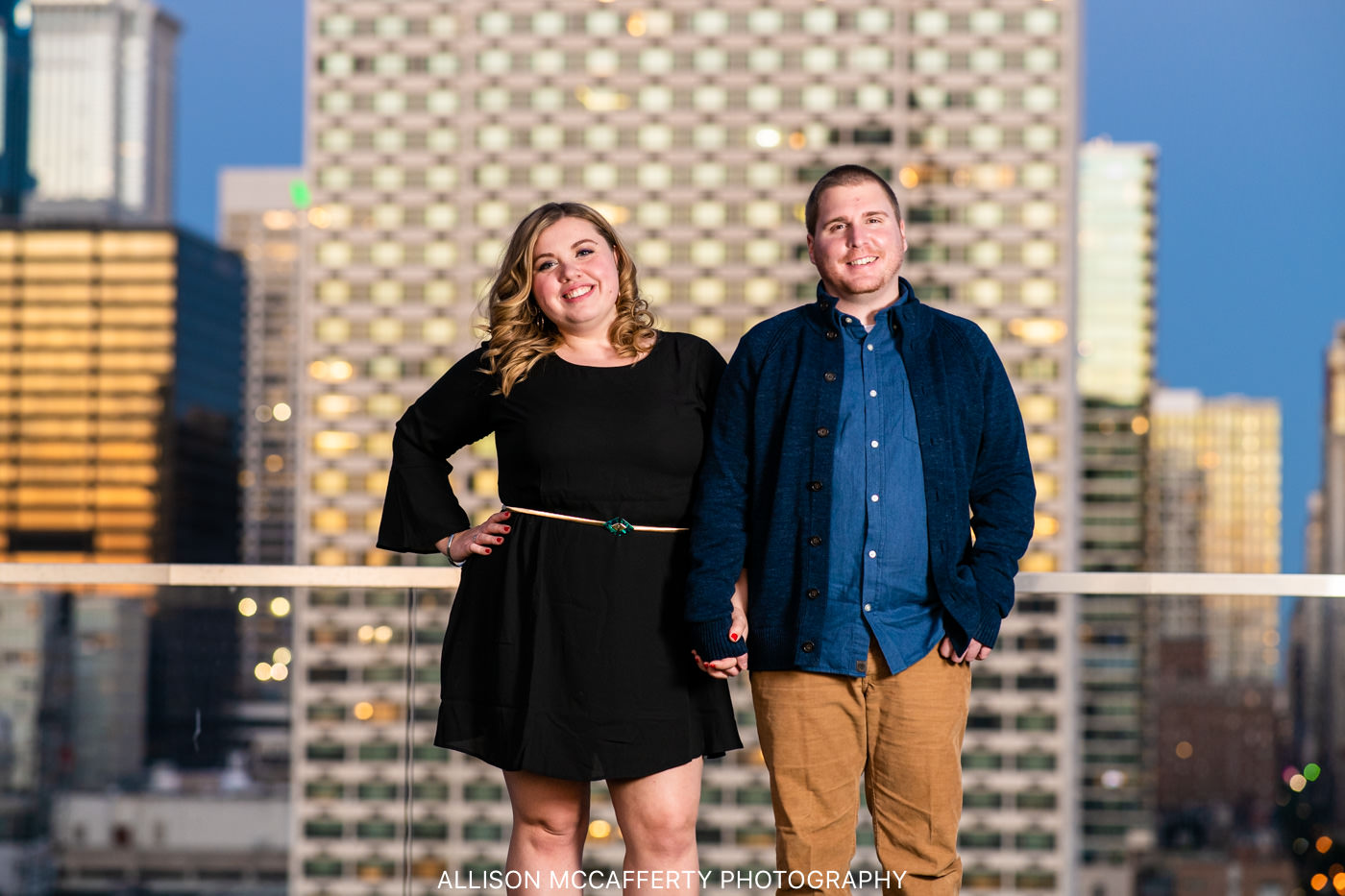 Philly Night Engagement Session