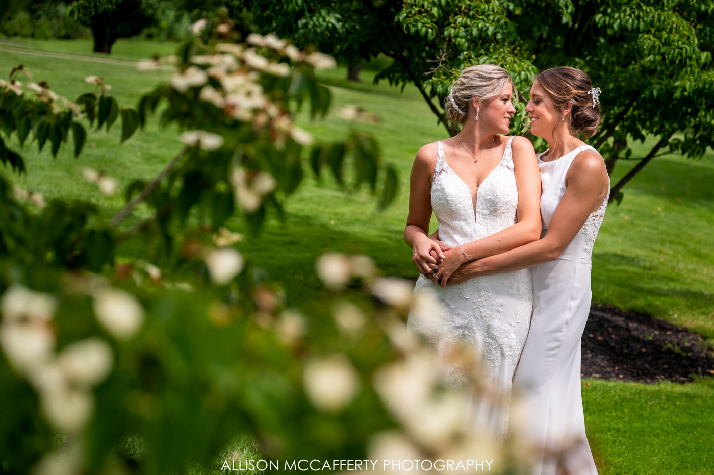Two Brides Woodcrest Country Club