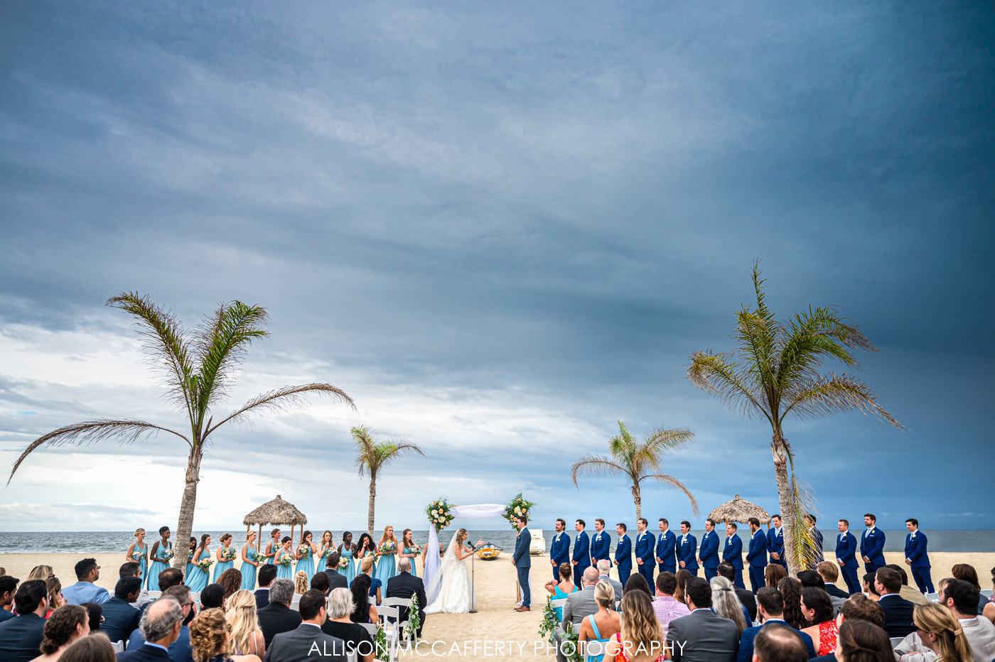 New Jersey Beach Wedding Photo