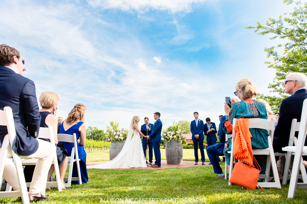 Willow Creek Winery Cape May Outdoor Wedding