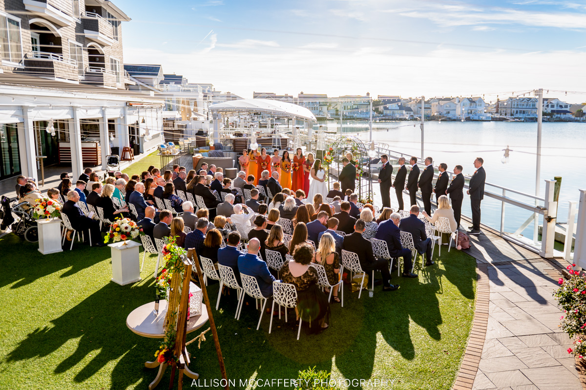 The Reeds Stone Harbor Wedding Ceremony
